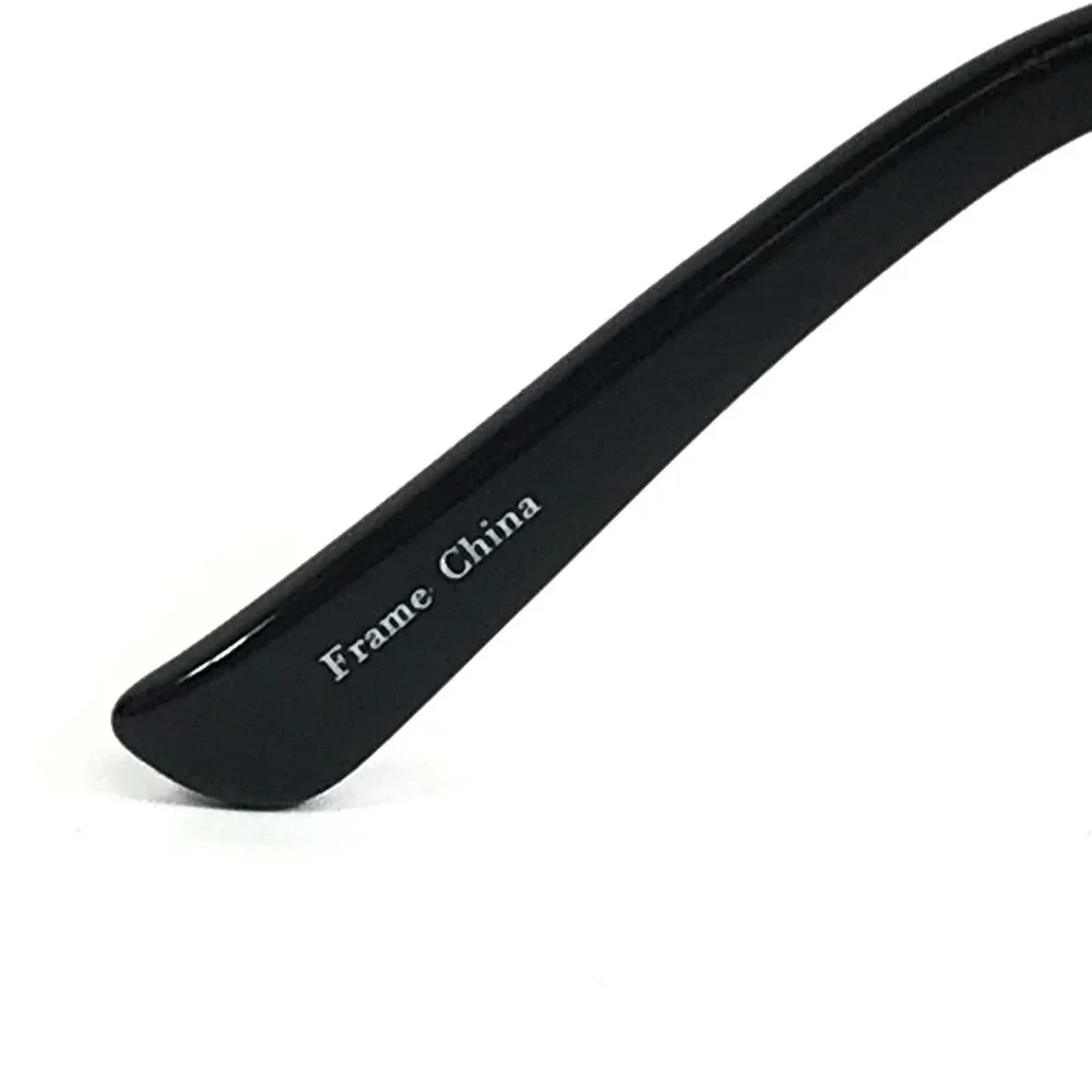 Cruz Eyeglasses Frame I-172 Black Gun Gunmetal Rectangle Titanium 54-18-140